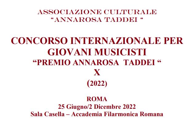 RASSEGNA ANNAROSA TADDEI